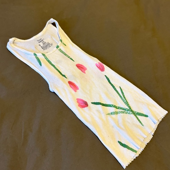 Keely Pink Tulip Tank - Picture 1 of 5